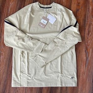 On Running Men’s Khaki Studio Crew Sweatshirt NWT